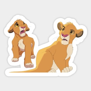 Young Simba Sticker